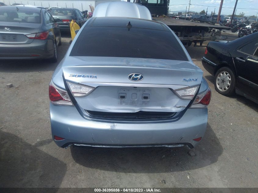 2014 HYUNDAI SONATA HYBRID LIMITED - KMHEC4A40EA107262