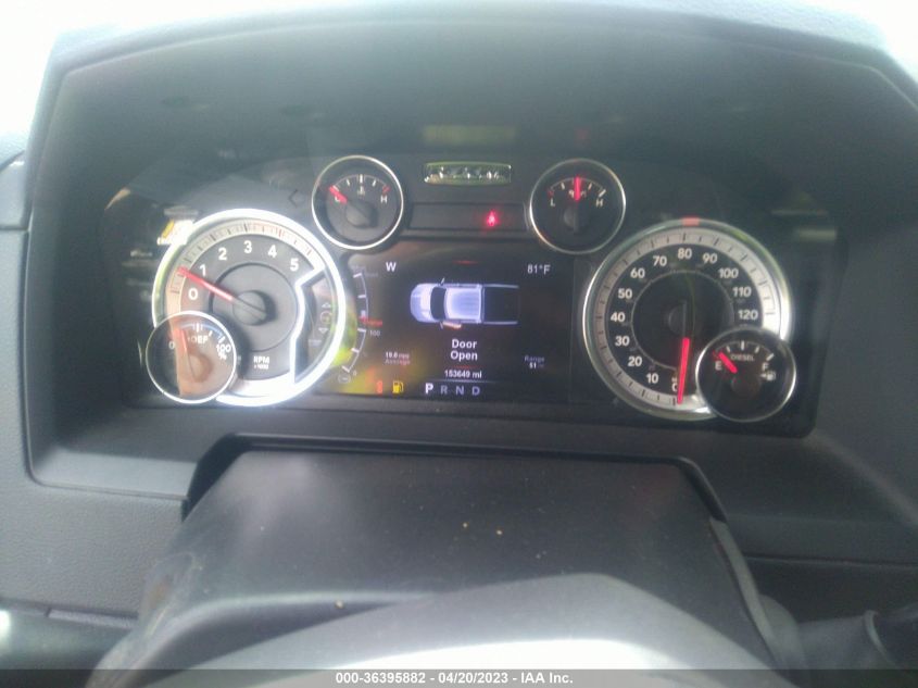 2017 RAM 2500 LARAMIE - 3C6UR5FL3HG663387