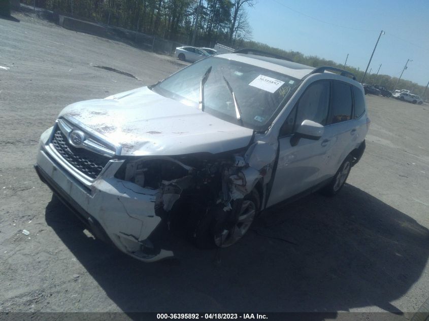 2016 SUBARU FORESTER 2.5I LIMITED - JF2SJARC4GH402285