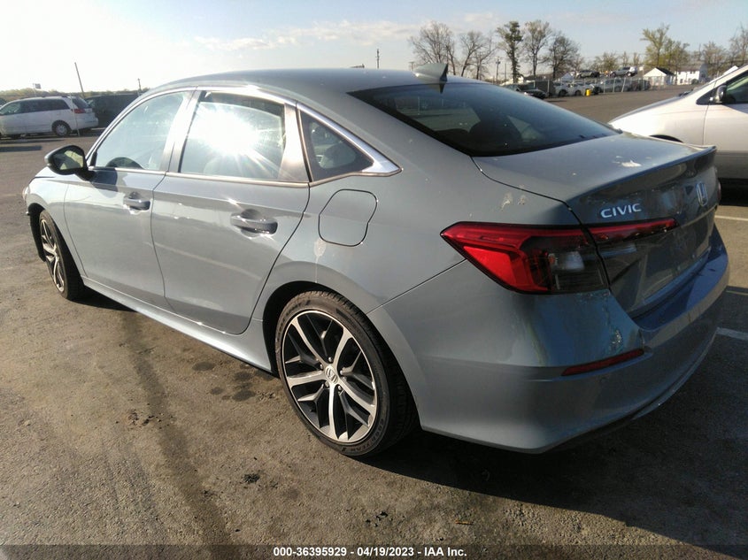 VIN 2HGFE1F93NH322756 2022 HONDA CIVIC SEDAN TOURING