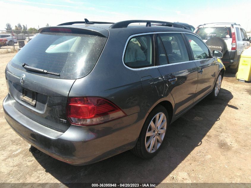 2014 VOLKSWAGEN JETTA SPORTWAGEN TDI W/SUNROOF & NAV - 3VWPL7AJ0EM621844