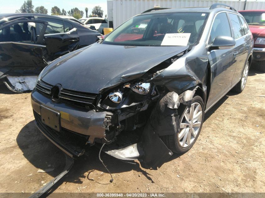2014 VOLKSWAGEN JETTA SPORTWAGEN TDI W/SUNROOF & NAV - 3VWPL7AJ0EM621844