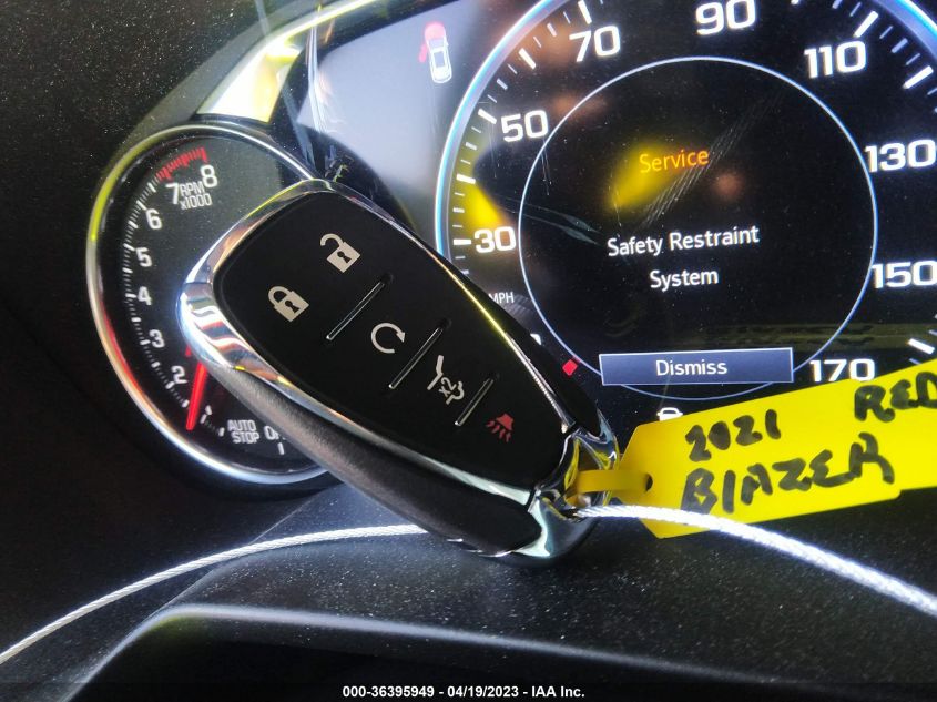 2021 CHEVROLET BLAZER RS - 3GNKBERSXMS559131