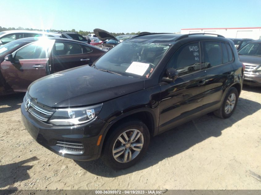 2017 VOLKSWAGEN TIGUAN - WVGAV7AX7HK005413