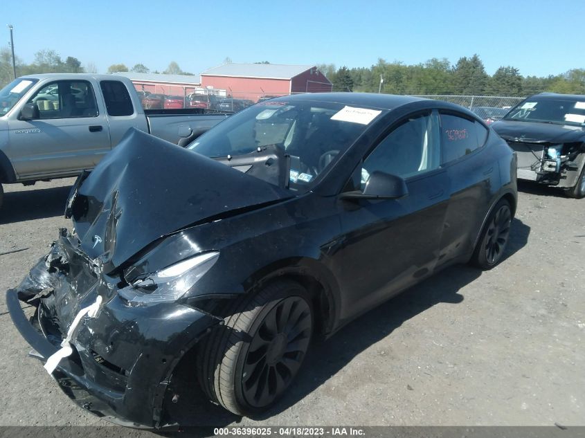 2022 TESLA MODEL Y PERFORMANCE - 7SAYGDEF1NF447483