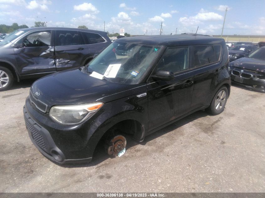 2015 KIA SOUL BASE - KNDJN2A21F7807600