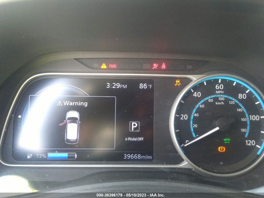 2019 NISSAN LEAF SV - 1N4AZ1CP3KC305511