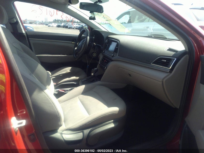 VIN 5NPD84LF5JH250078 2018 HYUNDAI ELANTRA SEL