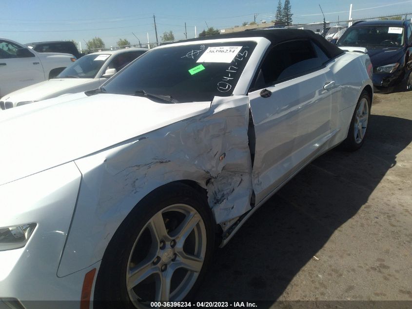 2018 CHEVROLET CAMARO 1LT - 1G1FB3DX9J0115770