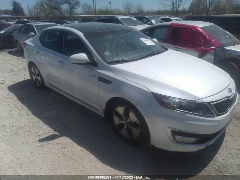 2013 KIA OPTIMA HYBRID EX - KNAGM4AD1D5053100