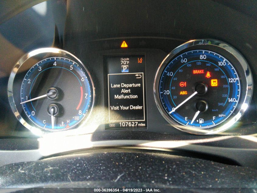 2017 TOYOTA COROLLA L/LE/XLE/SE - 5YFBURHEXHP661036