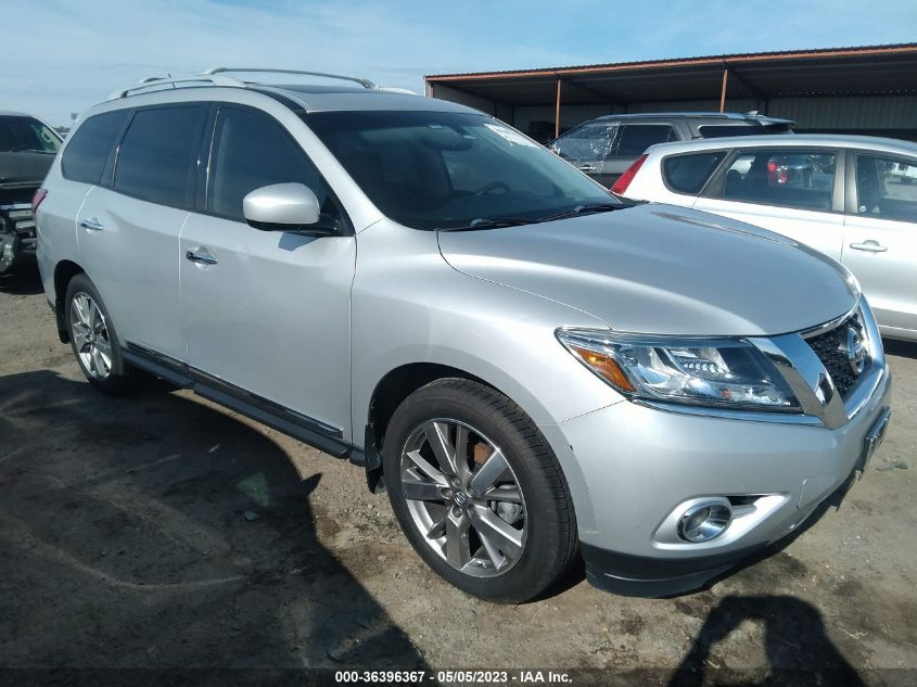 2014 NISSAN PATHFINDER PLATINUM - 5N1AR2MN4EC706790