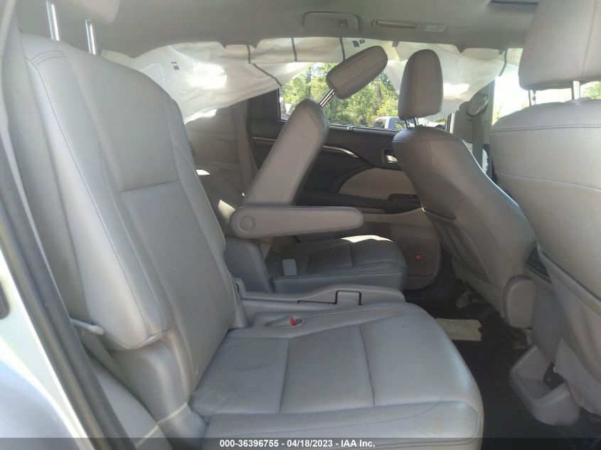 2014 TOYOTA HIGHLANDER LIMITED - 5TDYKRFH4ES017337