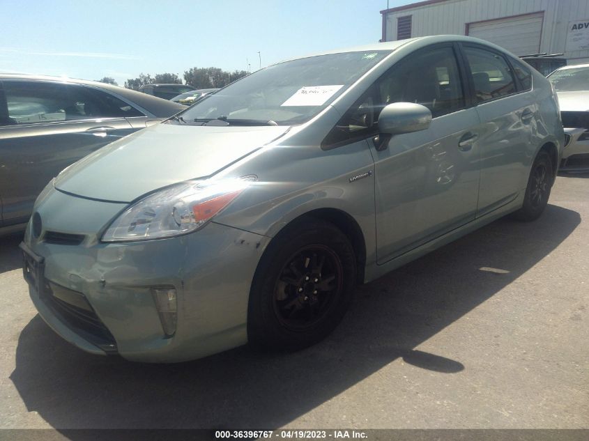 2015 TOYOTA PRIUS FOUR - JTDKN3DUXF1996628