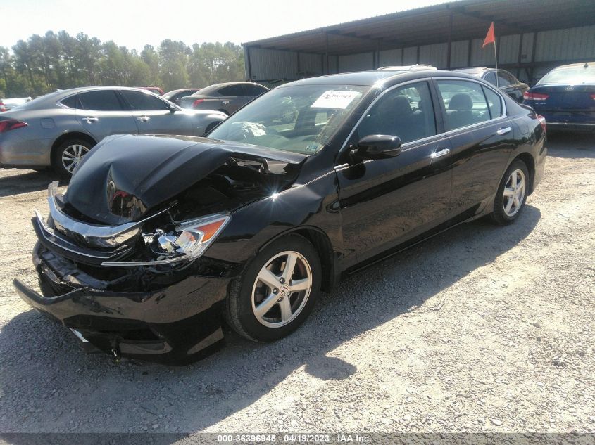 2017 HONDA ACCORD SEDAN EX - 1HGCR2F71HA150922