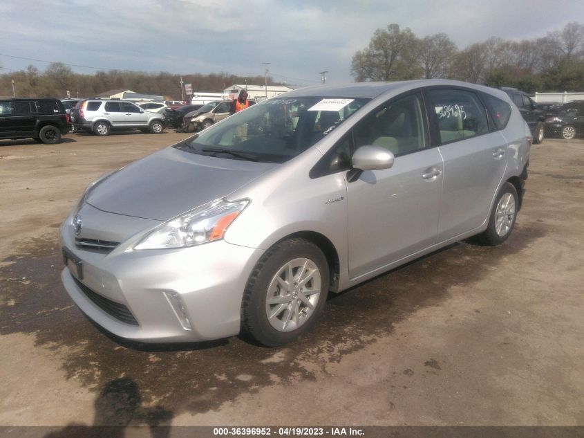 2014 TOYOTA PRIUS V TWO/THREE/FIVE - JTDZN3EUXE3316260