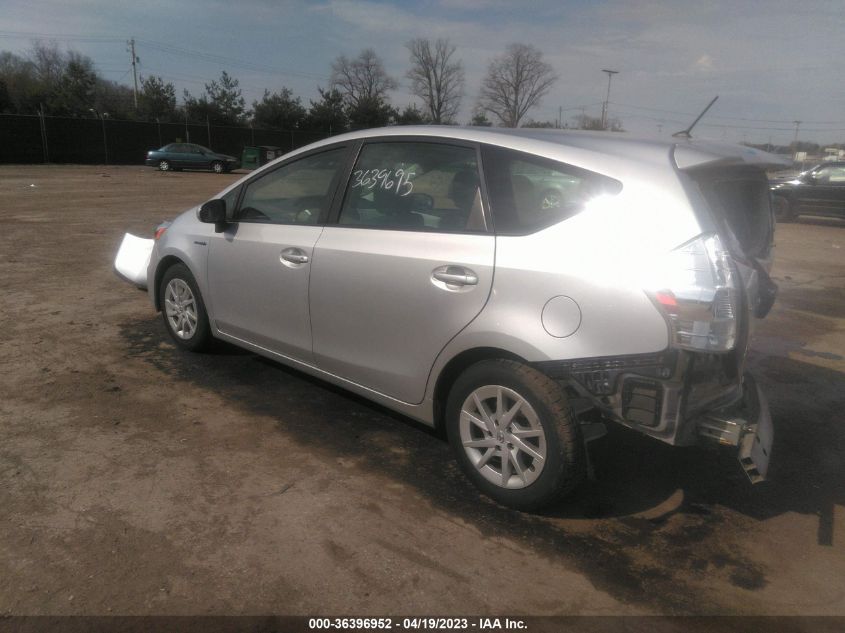 2014 TOYOTA PRIUS V TWO/THREE/FIVE - JTDZN3EUXE3316260