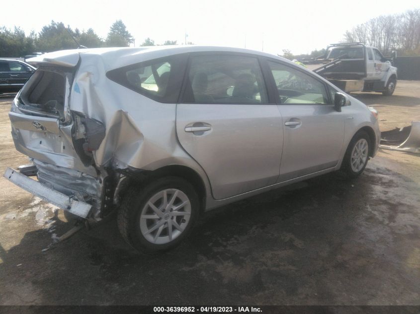 2014 TOYOTA PRIUS V TWO/THREE/FIVE - JTDZN3EUXE3316260