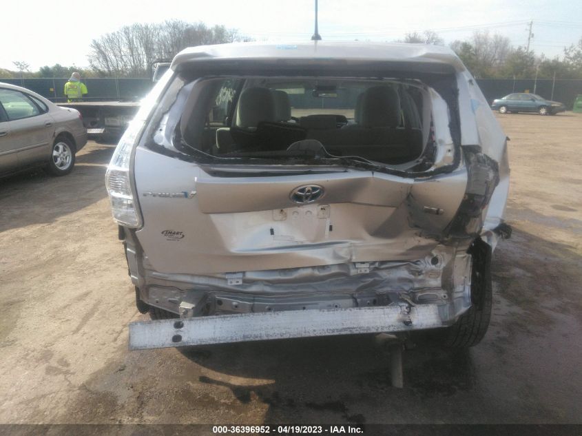 2014 TOYOTA PRIUS V TWO/THREE/FIVE - JTDZN3EUXE3316260