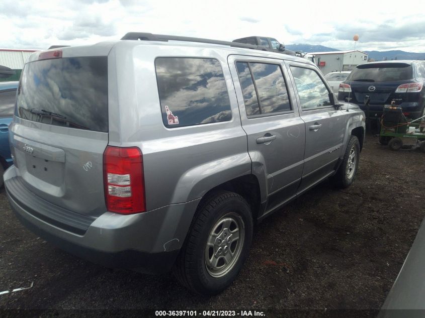 2015 JEEP PATRIOT SPORT - 1C4NJRBB8FD206433