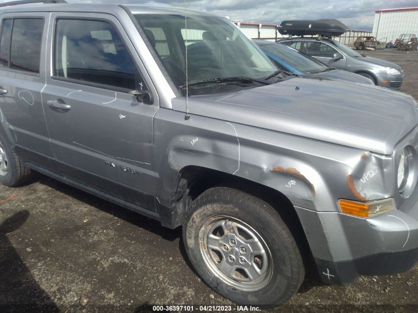 2015 JEEP PATRIOT SPORT - 1C4NJRBB8FD206433