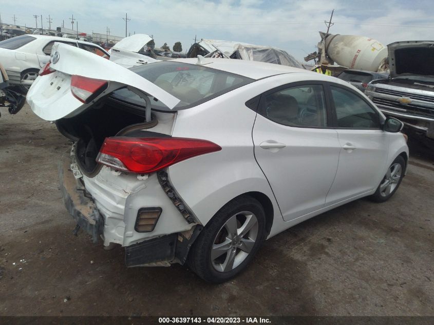 2013 HYUNDAI ELANTRA GLS - 5NPDH4AE2DH409427
