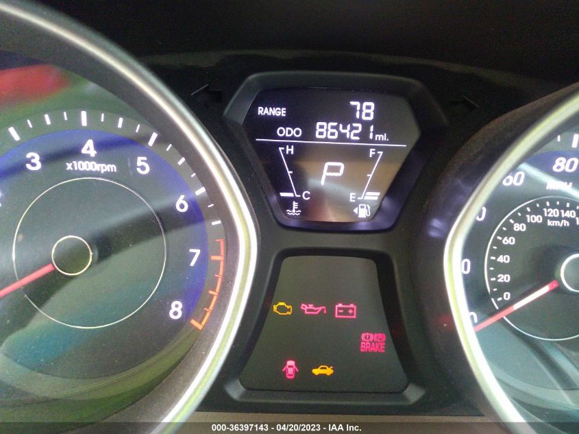2013 HYUNDAI ELANTRA GLS - 5NPDH4AE2DH409427