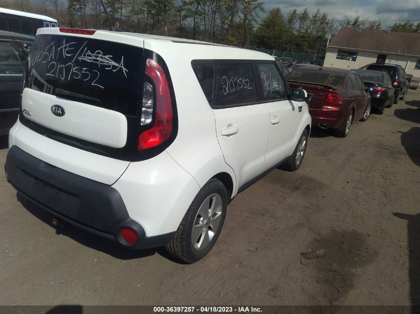 2016 KIA SOUL BASE - KNDJN2A24G7273154