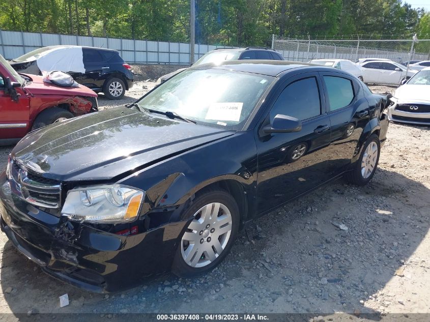 2013 DODGE AVENGER SE - 1C3CDZABXDN682551