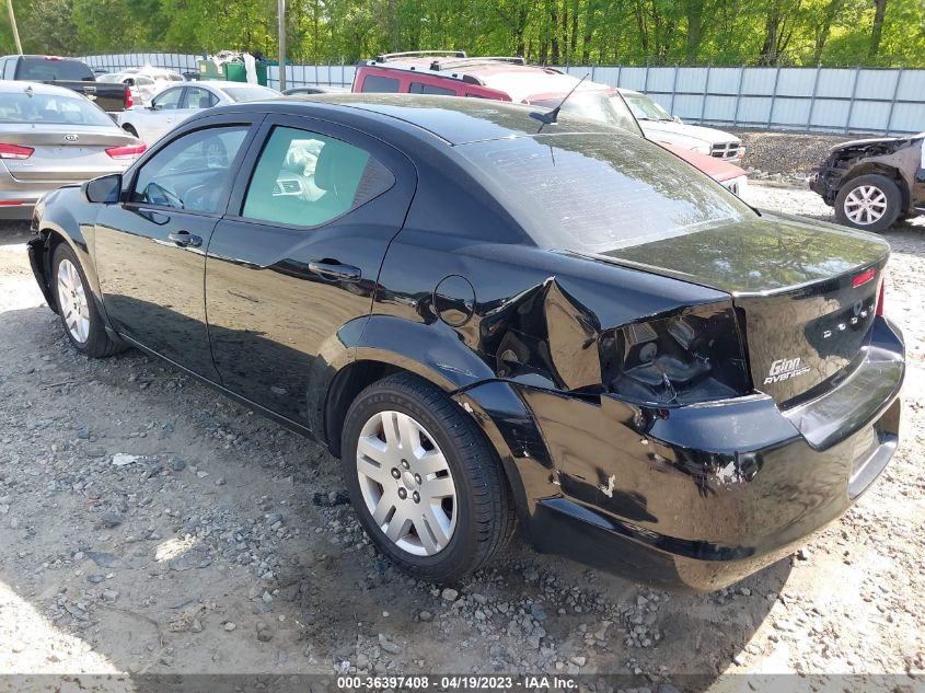 2013 DODGE AVENGER SE - 1C3CDZABXDN682551