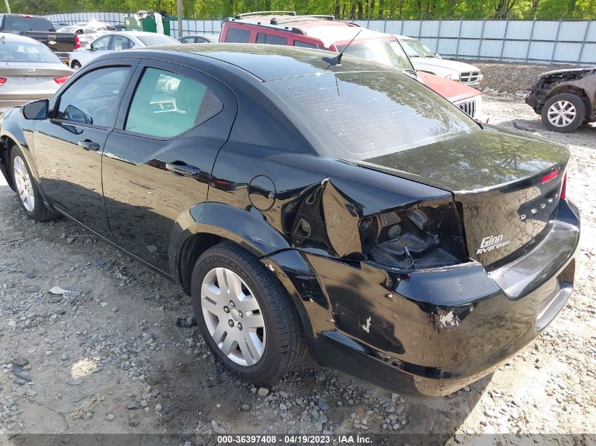 2013 DODGE AVENGER SE - 1C3CDZABXDN682551