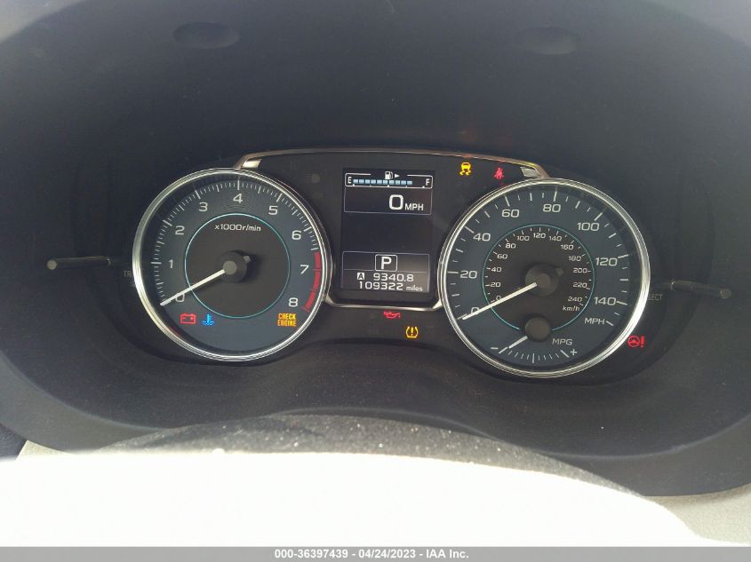 2015 SUBARU IMPREZA WAGON 2.0I SPORT LIMITED - JF1GPAV64FH214616