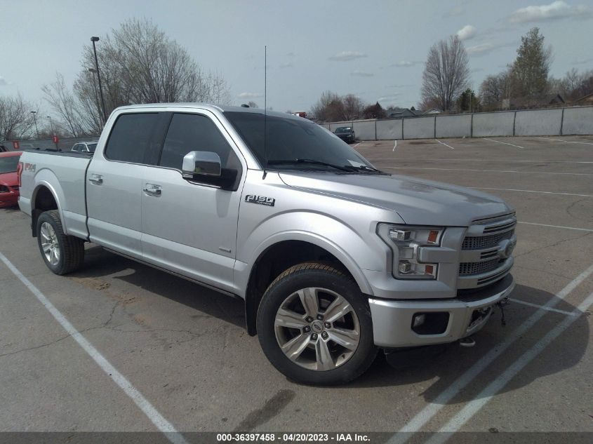 2016 FORD F-150 XLT/XL/LARIAT/PLATINUM - 1FTFW1EG7GFA00377