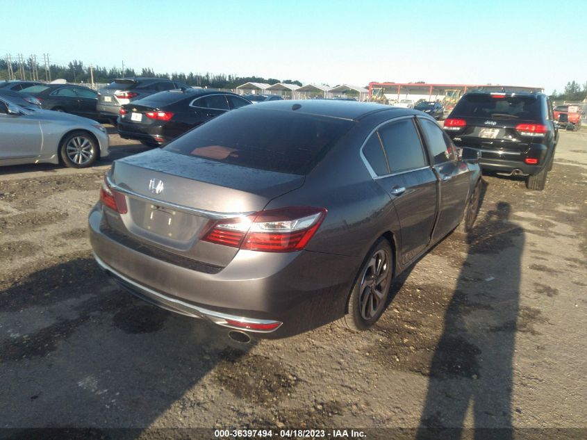 2016 HONDA ACCORD SEDAN EX-L - 1HGCR2F97GA011183