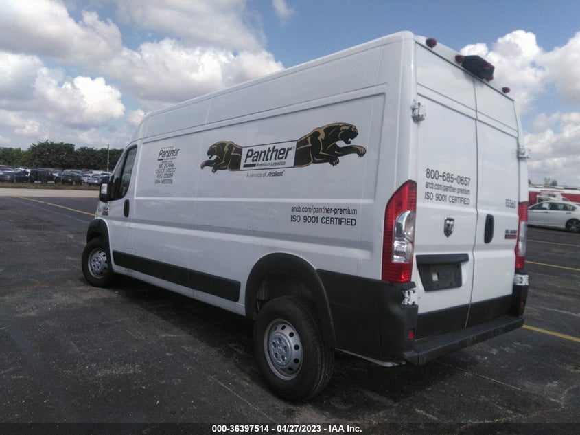 VIN 3C6LRVDG9ME513128 2021 RAM PROMASTER CARGO VAN