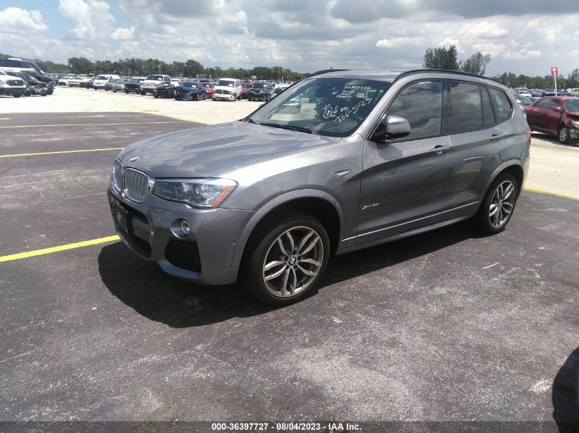 2017 BMW X3 XDRIVE28I - 5UXWX9C59H0T10501