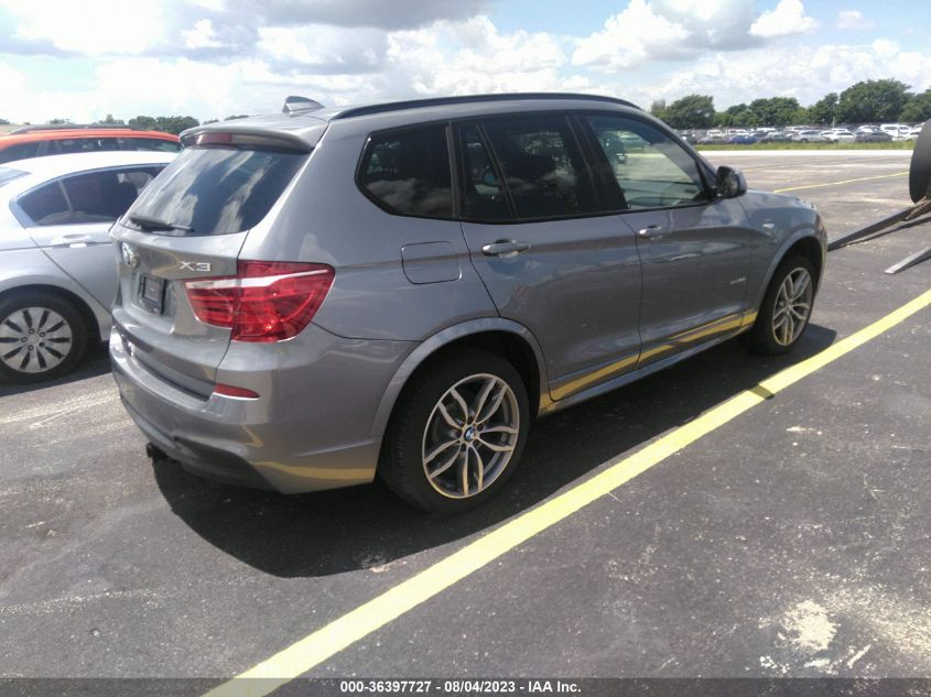 2017 BMW X3 XDRIVE28I - 5UXWX9C59H0T10501