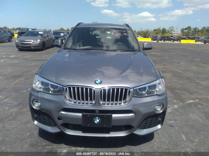 2017 BMW X3 XDRIVE28I - 5UXWX9C59H0T10501