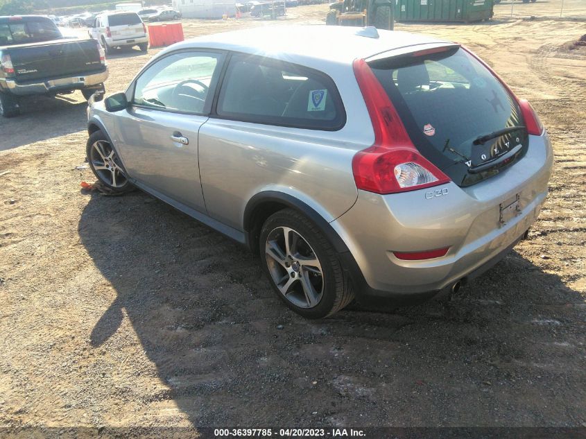 2013 VOLVO C30 T5 - YV1672MK7D2309370