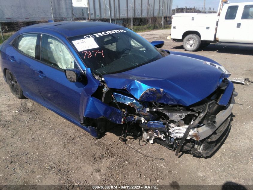 2018 HONDA CIVIC HATCHBACK EX - SHHFK7H5XJU430102