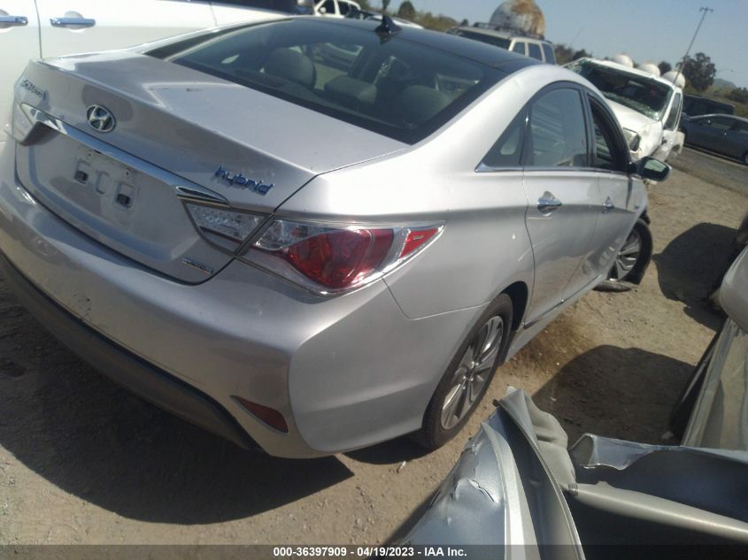 2014 HYUNDAI SONATA HYBRID LIMITED - KMHEC4A41EA111899