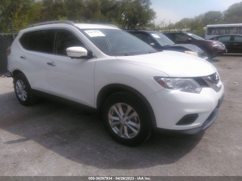 2015 NISSAN ROGUE SV - KNMAT2MT6FP592564