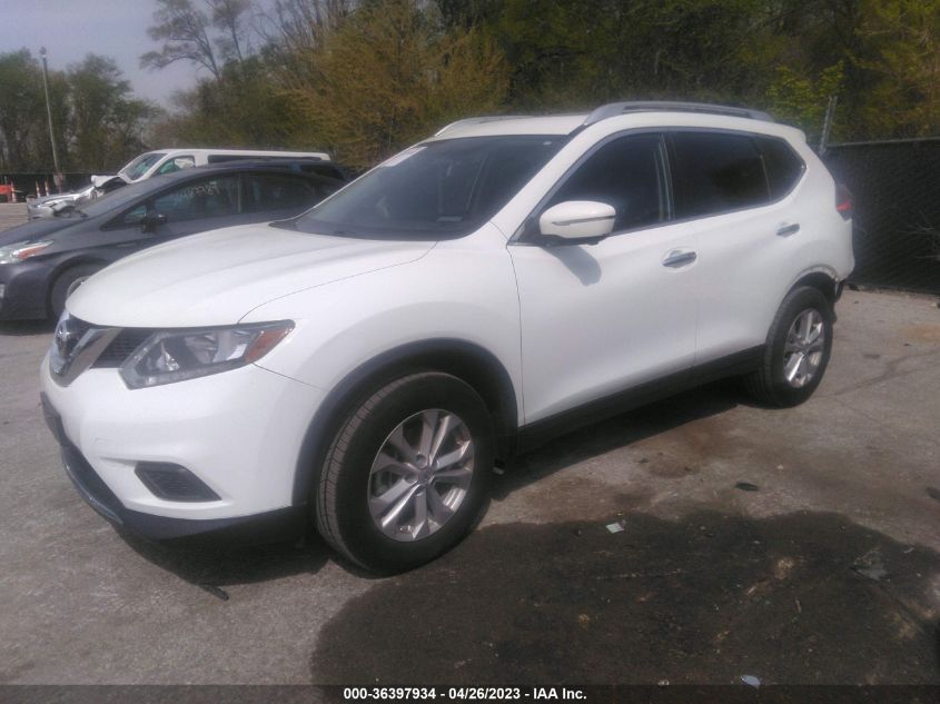 2015 NISSAN ROGUE SV - KNMAT2MT6FP592564
