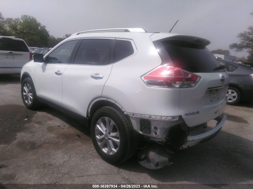 2015 NISSAN ROGUE SV - KNMAT2MT6FP592564