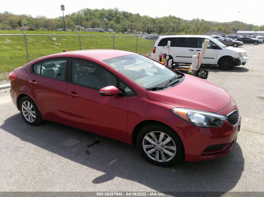 2014 KIA FORTE LX - KNAFX4A6XE5148535