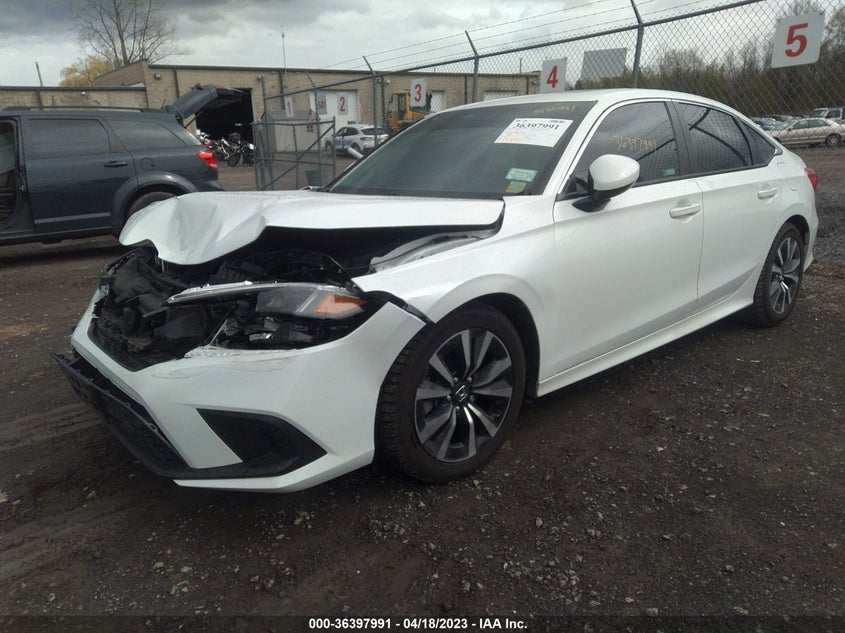 VIN 2HGFE1F73NH310055 2022 HONDA CIVIC SEDAN EX