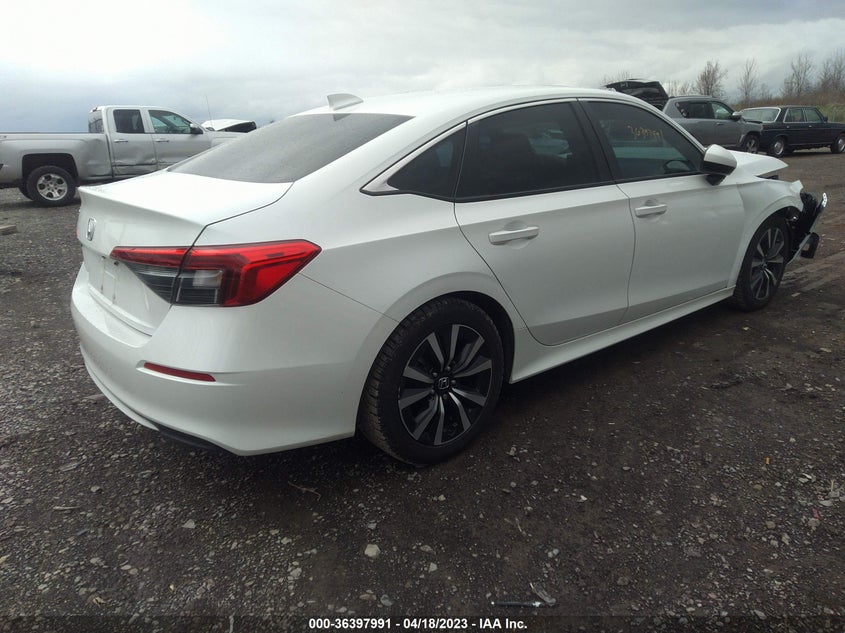 VIN 2HGFE1F73NH310055 2022 HONDA CIVIC SEDAN EX