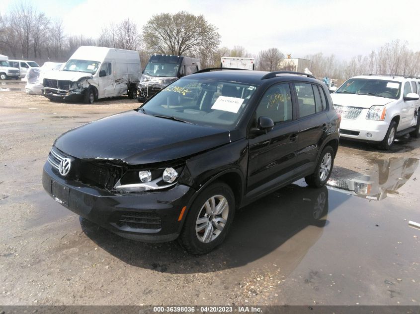 2016 VOLKSWAGEN TIGUAN S - WVGAV7AX5GW610604