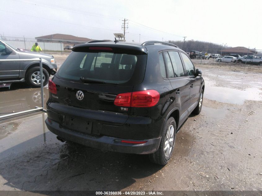 2016 VOLKSWAGEN TIGUAN S - WVGAV7AX5GW610604