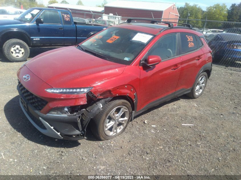 2022 HYUNDAI KONA SEL - KM8K32AB7NU770137